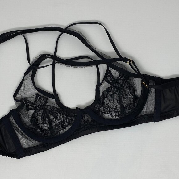 Agent Provocateur Eliana Black Bra 34B - Picture 9 of 10